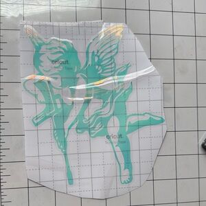 holographic/ glow in the dark angel